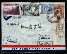 A4686) Argentina Argentinien R-Brief Von Buenos Aires 21.01.39 Nach Frankreich - Covers & Documents