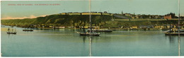 Carte Panoramique 3 Fold Card Vue Generale - Québec - La Cité