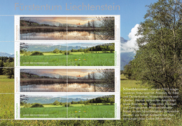 Liechtenstein 2015 Nature Reserves In Liechtenstein Schwabbrünnen Mountains MNH Sheet ** - Neufs