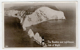 C.P. PICCOLA     THE  NEEDLES  AND  LIGHTHOUSE  ISLE  OF  WIGHT      2 SCAN   (VIAGGIATA) - Andere & Zonder Classificatie