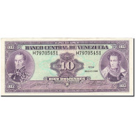 Billet, Venezuela, 10 Bolívares, 1981-1988, 1990-05-31, KM:61b, TTB - Venezuela