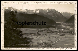 ALTE POSTKARTE REUTTE 1930 GEGEN DIE HORNBACHKETTE AUSSERFERN TIROL Monopol Verlag Postcard Cpa AK Ansichtskarte - Reutte