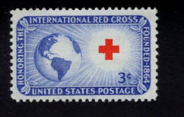 205579735 1952 SCOTT 1016 (XX) POSTFRIS MINT NEVER HINGED  - Red Cross - Unused Stamps