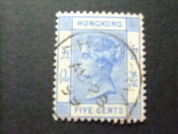 HONG KONG 1882 VICTORIA Yvert 37 º FU - Used Stamps