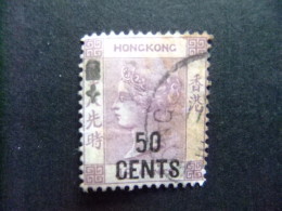 HONG KONG 1885 VICTORIA Yvert 55 º FU - Oblitérés