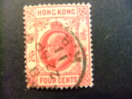 HONG KONG 1904 EDOUARD VII Yvert 79 º FU - Usati