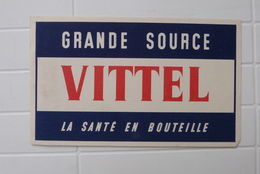 BUVARD GRANDE SOURCE VITTEL, LA SANTE EN BOUTEILLE - V