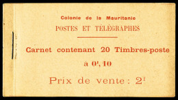 ** N°2, Mauritanie: 20 Timbres, 10c Rose Et Orange (N°21), Papier Couché, TB (certificat)    ... - Autres & Non Classés