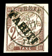 O N°13, 2F Marron, SUP. R. (signé Calves/certificat)   Cote: 1200 Euros   Qualité: O - Used Stamps