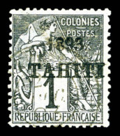 O N°19, 1c Noir Sur Azuré. SUP (signé Thiaude/certificat)   Cote: 1000 Euros   Qualité: O - Used Stamps