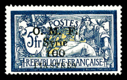 * N°43, 100 Pi Sur 5f Merson. TB (signé Scheller)   Cote: 450 Euros   Qualité: * - Unused Stamps