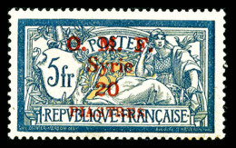 * N°30, 20 Pi Sur 5 F, Surcharge Carmin, Quasi **, Frais, TTB (certificat)   Cote: 400 Euros   Qualité:... - Unused Stamps