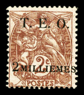 * N°2, 2m Sur 2c Blanc, Frais. SUP (certificat)   Cote: 800 Euros   Qualité: * - Unused Stamps