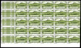 ** N°137, Salazie 65 Olive, Superbe Variété D'essuyage Sur Panneau De 25 Exemplaires. R.R.... - Ungebraucht