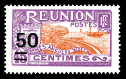** N°123A, 50 Sur 45c Violet Et Orange, Légères Adhérences. TB (signé... - Unused Stamps