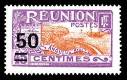 ** N°123A, 50 Sur 45c Violet Et Orange, Légères Adhérences. TB (signé... - Ungebraucht