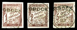 O N°16/18, Les 3 Valeurs SUP (signé Calves/certificat)   Cote: 1195 Euros   Qualité: O - Used Stamps