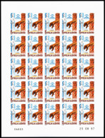 ** N°738, Election Mélanésienne En Feuille Complète De 25 Exemplaires Non Dentelés,... - Unused Stamps