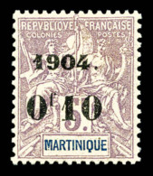 ** N°59, 10c Sur 5F Violet, Bord De Feuille, TB   Cote: 330 Euros   Qualité: ** - Used Stamps