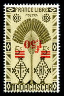 ** N°286a, 1f50 S 5c Brun Olive: Surcharge Renversée, TTB (signé Brun/certificat)   Cote: 368... - Unused Stamps