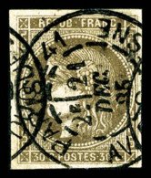 O N°47, 30c Brun Obl Càd Tardif, TTB     Qualité: O - 1870 Uitgave Van Bordeaux