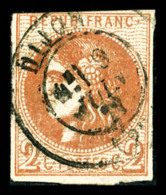 O N°40Ba, 2c Rouge Brique Report 2, TB (signé Scheller/certificat)   Cote: 900 Euros   Qualité: O - 1870 Ausgabe Bordeaux