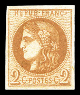 * N°40B, 2c Brun-rouge, TB (signé Calves)   Cote: 360 Euros   Qualité: * - 1870 Emissione Di Bordeaux