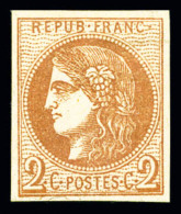 * N°40B, 2c Brun-rouge, TB   Cote: 360 Euros   Qualité: * - 1870 Ausgabe Bordeaux