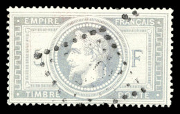 O N°33, 5F Violet-gris, TB (signé Calves/certificats)   Cote: 1100 Euros   Qualité: O - 1863-1870 Napoleon III With Laurels