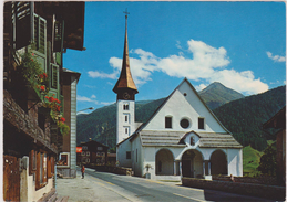 SUISSE,HELVETIA,SWISS,SWITZERLAND,SVIZZERA,VALAIS,WALLIS,CARTE PHOTO KLOPFENSTEIN,ENFANT,EGLISE - Andere & Zonder Classificatie