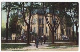 London Ontario Canada, Collegiate Institute And Students 1900s Vintage Old Postcard - Londen