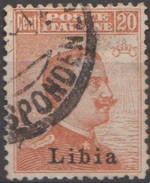 Lybie 1918 N° 20 Timbre Italien De 1917 Surchargé  (E5) - Libyen