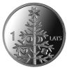 Latvia 1 Lats 2009 Christmas Tree - Lettonie