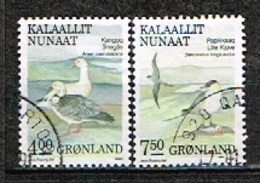 GROENLAND /Oblitérés/Used/1990 - Oiseaux - Gebraucht