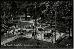 Bad Wörishofen  -  Wassertretplatz Im Kurpark  -  Ansichtskarte Ca. 1960   (7292) - Bad Woerishofen