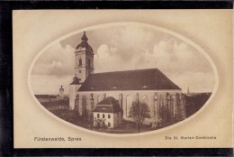 Fürstenwalde Spree - S/w Die Sankt Marien Domkirche - Fürstenwalde