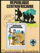 ZENTRALAFRIKA 1982 - Pfadfinder, Scout - Lord Baden-Powell - Block 163 - Gebraucht