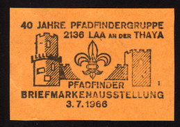 ÖSTERREICH 1966 - 40 Jahre Pfadfindergruppe, Scouts - Sonderstempel Laa An Der Thaya - Gebraucht