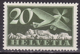 SWITZERLAND 1925 AIRMAIL Mi 213x  MVLH - Nuevos