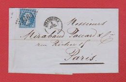 Plis  / De Strasbourg / Pour Paris / 6 Juillet 1861 - 1849-1876: Klassieke Periode