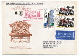 Allemagne DDR - Enveloppe - Sonder Flug Verkehr Leipziger Fruhyahrsmesse 1980 (Foire De Leipzig) - Lettres & Documents