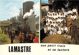 07-LAMASTRE- SON PETIT TRAIN ET SA FANFARE - Lamastre