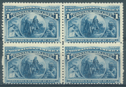 USA - 1893 - MNH/** LUXE - COLOMBUS -  Yv 81 Mi 73 Sc 230 - Lot 15517 - BLOC OF 4 - Unused Stamps