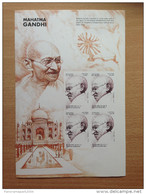 Madagascar Madagaskar 1999 IMPERF NON DENTELE Bloc Sheet Mahatma Mohandas Gandhi India Inde Nobel Peace Prize ** - Mahatma Gandhi