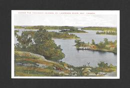 THOUSAND ISLANDS - ONTARIO - AMONG THE TOUSAND ISLAND, ST LAWRENCE RIVER - BY VALENTINE BLACK - Thousand Islands