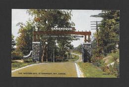 GANANOQUE - THOUSAND ISLANDS - ONTARIO - THE WESTERN GATE TO GANANOQUE - BY VALENTINE BLACK - Thousand Islands