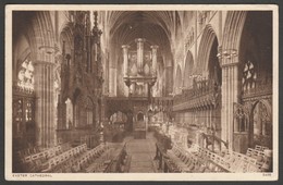 Interior, Exeter Cathedral, Devon, 1956 - Photo-Precision Postcard - Exeter