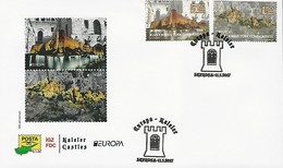 CHIPRE TURCO /TURKISH CYPRUS /TURKISH-ZYPERN -EUROPA 2017.- CASTILLOS - CASTLES - SCHLÖSSER-   FDC  De La SERIE - 2017