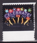 USA, 2015 Scott #5019, Celebrate, Forever (.49), Single, MNH, VF - Unused Stamps