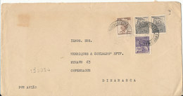 Brazil Registered Cover Sent To Denmark 1955 ?? - Storia Postale